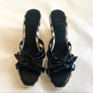 Burberry Wedge Size Euro 39 Gently Worn